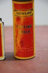 Vintage Dunlop Small Dusting Chalk Tin