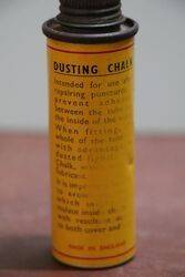 Vintage Dunlop Small Dusting Chalk Tin