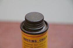 Vintage Dunlop Small Dusting Chalk Tin