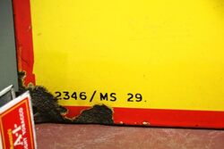 Vintage Dunlop Tyre Enamel Advertising Sign 