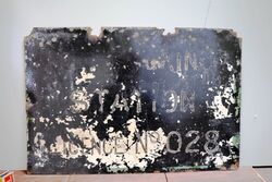 Vintage Dunlop Tyre Enamel Advertising Sign 