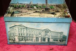 Vintage ELKES London Biscuits Pictorial Tin 