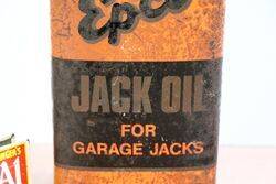 Vintage EPCO Jack Oil One Quart Tin