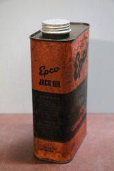 Vintage EPCO Jack Oil One Quart Tin