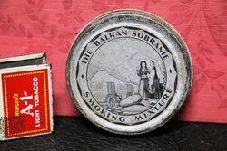 Vintage Early Balkan Sobranie Pictorial Tobacco Tin