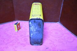 Vintage Early French Shell Motor Oil 2 litre Tin