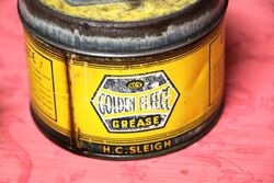 Vintage Early Golden Fleece HEX One Pound Grease Tin