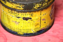 Vintage Early Golden Fleece HEX One Pound Grease Tin