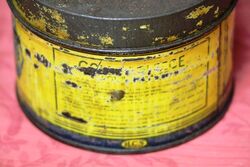 Vintage Early Golden Fleece HEX One Pound Grease Tin