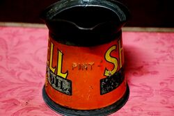 Vintage Early Shell Motor Oil 1 pint JugPourer