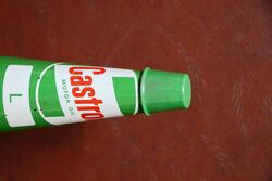 Vintage Embossed Castrol L 20W30 Motor Oil Quart Bottle