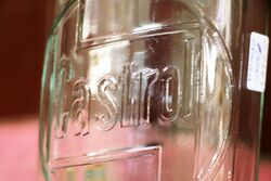 Vintage Embossed Castrol L 20W30 Motor Oil Quart Bottle