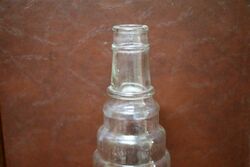 Vintage Embossed Essolube Quart Oil Bottle