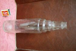 Vintage Embossed Essolube Quart Oil Bottle