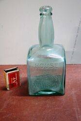 Vintage Embossed House of Lords Whisky Bottle.