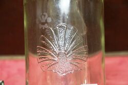Vintage Embossed Shell 1 quart Oil Bottle