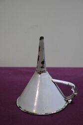Vintage Enamel Funnel 