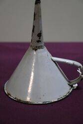 Vintage Enamel Funnel 