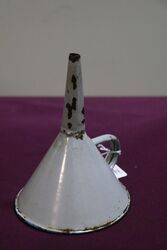 Vintage Enamel Funnel 