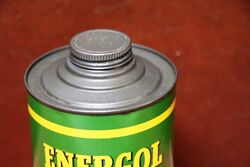 Vintage Energol Motor Oil 40 One Quart Canister Tin