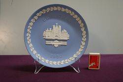 English Wedgwood Jasper-ware Christmas Plate 1980 