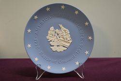 Vintage English Wedgwood 1976 Plate With Original Box 