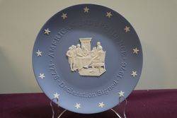 Vintage English Wedgwood 1976 Plate With Original Box 