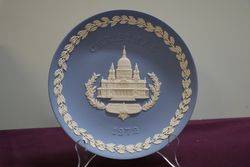 English Wedgwood Christmas 1972 Plate With Original Box