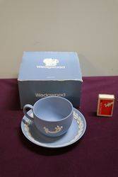 Vintage English Wedgwood Cup and Saucer in Original Box