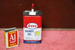 Vintage Esso Pictorial Oil Drip Man Handy Oiler. 