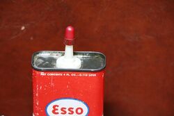 Vintage Esso Pictorial Oil Drip Man Handy Oiler 