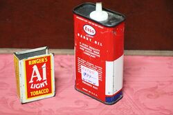 Vintage Esso Pictorial Oil Drip Man Handy Oiler 