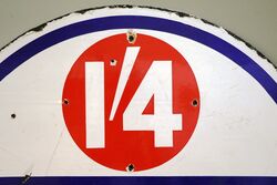 Vintage Essolene Pure Petrol Double Sided Enamel Sign 