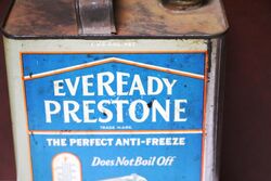 Vintage Eveready Prestone AntiFreeze 1 US gallon Tin