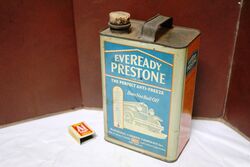 Vintage Eveready Prestone AntiFreeze 1 US gallon Tin
