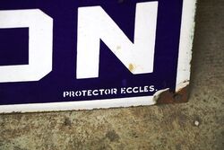 Vintage Exide Batteries Service Station Advertising Sign 