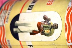 Vintage FLIP Coffee Pictorial Tin