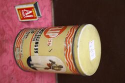 Vintage FLIP Coffee Pictorial Tin