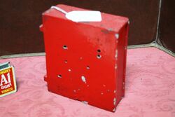 Vintage Fire Alarm Break Glass Press Button Wall Unit