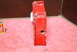 Vintage Fire Alarm Break Glass Press Button Wall Unit