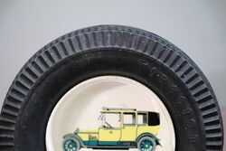Vintage Firestone Rubber and China Promotional Ashtray