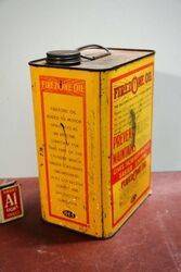 Vintage FirezOne Oil One Gallon Tin