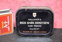 Vintage Gallaher's Honeydew Tobacco Tin.