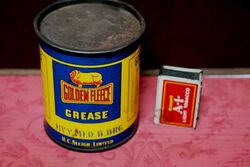 Vintage Golden Fleece CinemaScope 1lb Grease Tin.