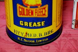 Vintage Golden Fleece CinemaScope 1lb Grease Tin