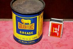 Vintage Golden Fleece CinemaScope 1lb Grease Tin