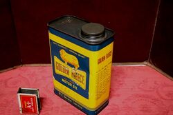 Vintage Golden Fleece CinemaScope 1quart Tin 