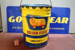 Vintage Golden Fleece Duo 45lbs Grease Tub