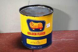 Vintage Golden Fleece Duo Durex no.0 5lb Grease Tin.