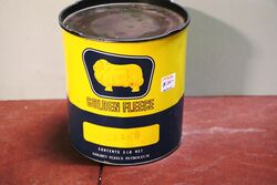 Vintage Golden Fleece Duo Durex no0 5lb Grease Tin
